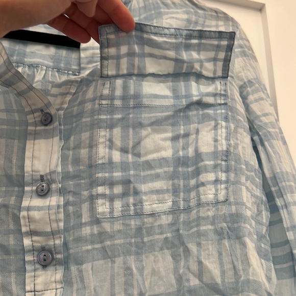 🔥 2 for 20$ / Vince Plaid Blouse - Picture 5 of 17